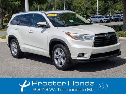 Blizzard Pearl 2016 Toyota Highlander Limited Platinum