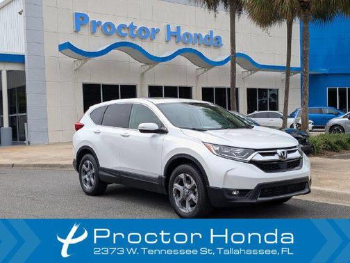 Platinum White Pearl 2019 Honda CR-V EX