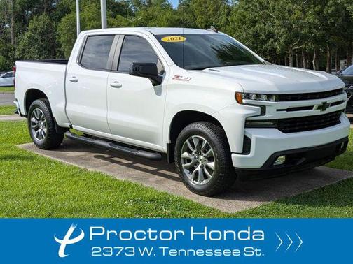 Summit White 2021 Chevrolet Silverado 1500 RST