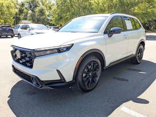 Platinum White Pearl 2026 Honda CR-V Hybrid Sport AWD