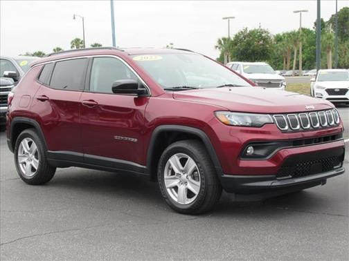 Velvet Red Pearlcoat 2022 Jeep Compass Latitude