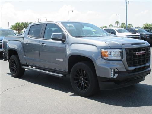 Satin Steel Metallic 2022 GMC Canyon Elevation
