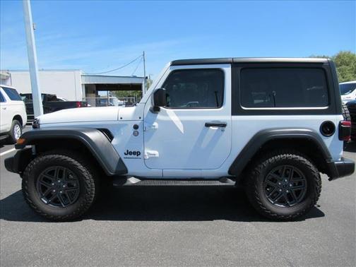 Bright White Clearcoat 2024 Jeep Wrangler Sport S