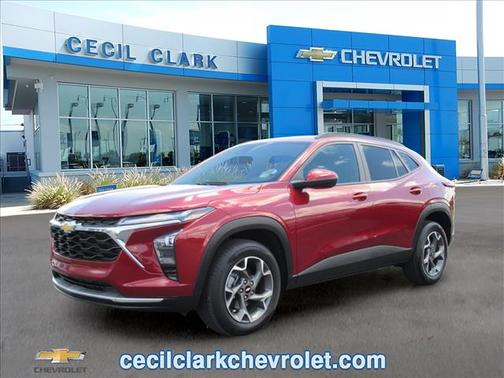Crimson Metallic 2025 Chevrolet Trax LT