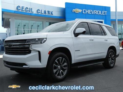 Summit White 2021 Chevrolet Tahoe LT
