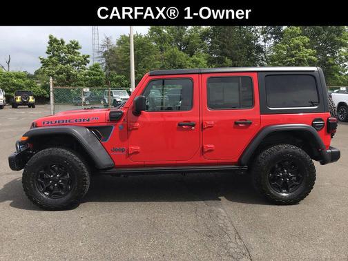 Firecracker Red Clearcoat 2023 Jeep Wrangler 4xe Rubicon 20th Anniversary