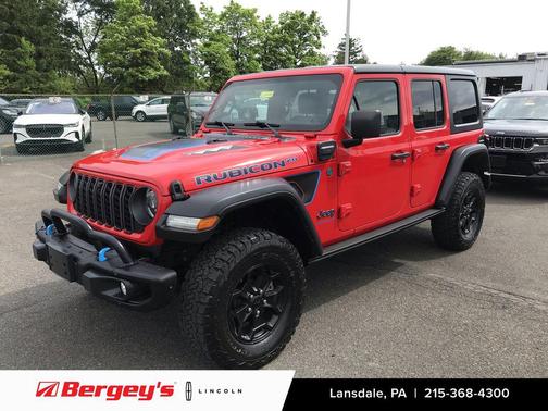 Firecracker Red Clearcoat 2023 Jeep Wrangler 4xe Rubicon 20th Anniversary