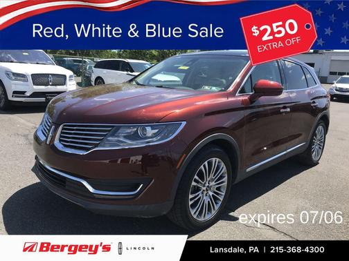 BRONZE FIRE METALLIC TINTED CC 2016 Lincoln MKX Reserve