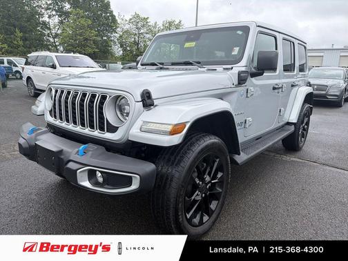 Silver Zynith Clearcoat 2024 Jeep Wrangler 4xe Sahara