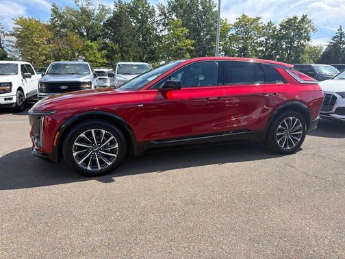 Radiant Red Tintcoat 2024 Cadillac LYRIQ Sport