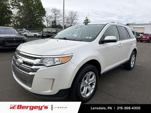 WHITE PLATINUM MET TRI-COAT 2014 Ford Edge SEL