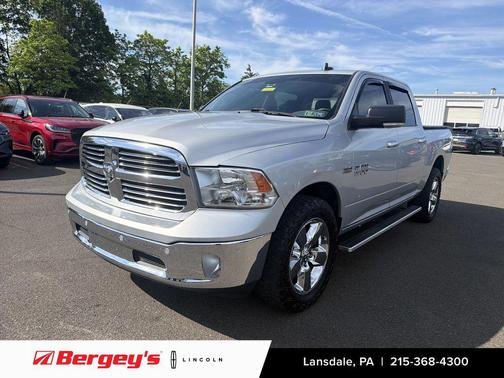 Bright Silver Metallic Clearcoat 2018 RAM 1500 Big Horn