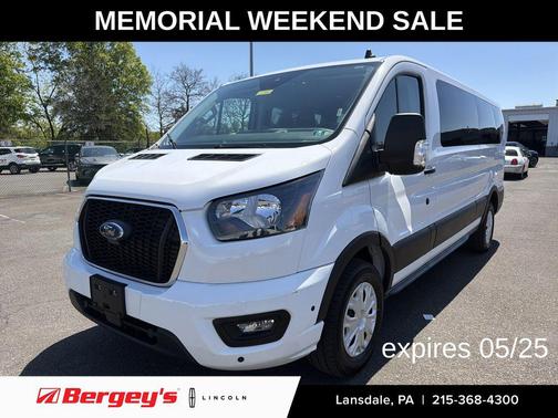 OXFORD WHITE 2025 Ford Transit-350 XLT