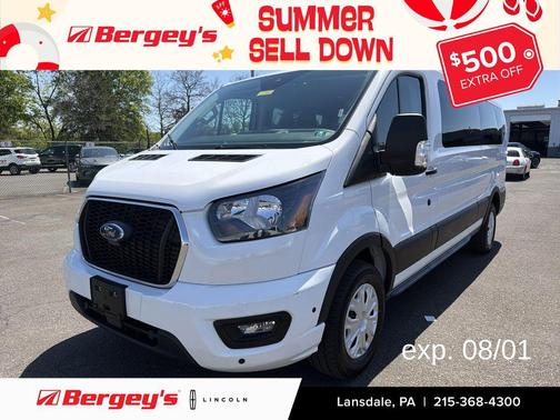 OXFORD WHITE 2025 Ford Transit-350 XLT