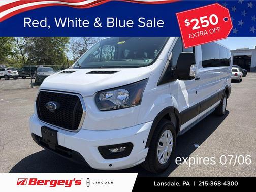 OXFORD WHITE 2025 Ford Transit-350 XLT
