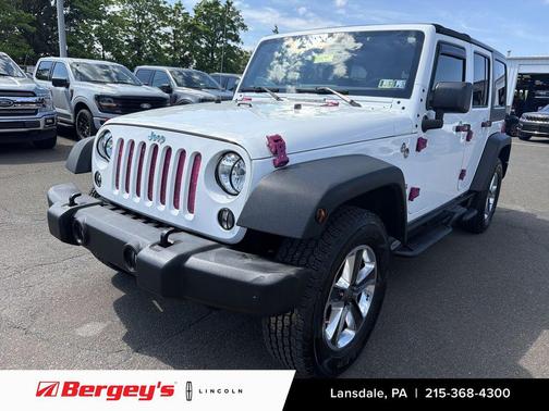 Bright White Clearcoat 2018 Jeep Wrangler JK Unlimited Sport