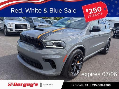 Destroyer Gray Clearcoat 2023 Dodge Durango Hemi Orange AWD
