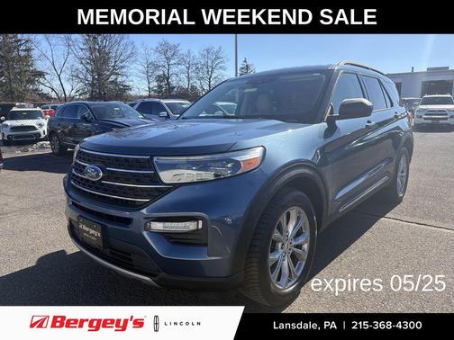 BLUE METALLIC 2020 Ford Explorer XLT