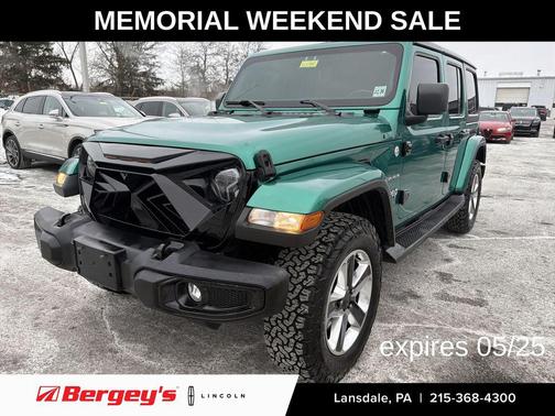 Black Clearcoat 2021 Jeep Wrangler Unlimited Sahara