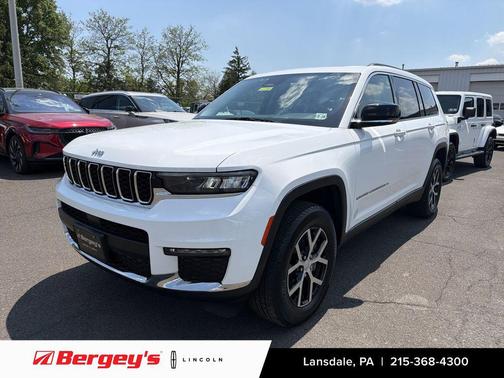 Bright White Clearcoat 2023 Jeep Grand Cherokee L Limited
