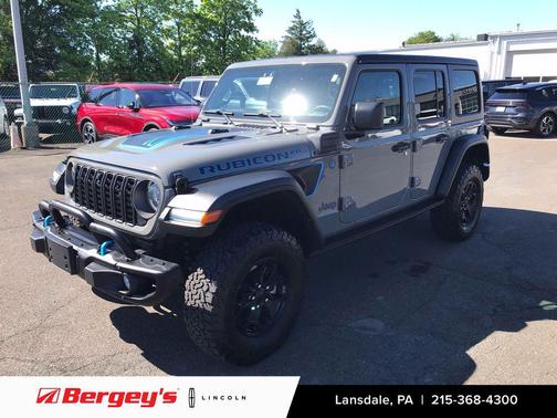 Sting-Gray Clearcoat 2023 Jeep Wrangler 4xe Rubicon 20th Anniversary