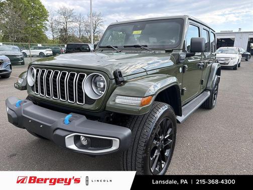 Sarge Green Clearcoat 2024 Jeep Wrangler 4xe Sahara