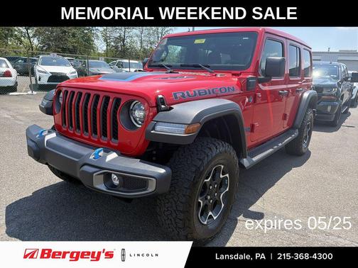 Firecracker Red Clearcoat 2023 Jeep Wrangler 4xe Rubicon