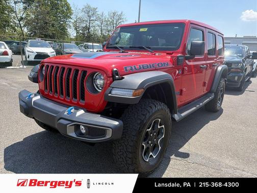 Firecracker Red Clearcoat 2023 Jeep Wrangler 4xe Rubicon