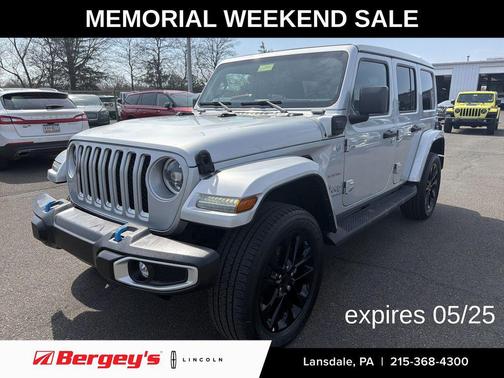 Silver Zynith Clearcoat 2023 Jeep Wrangler 4xe Sahara