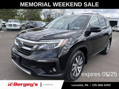 Crystal Black Pearl 2021 Honda Pilot AWD EX-L
