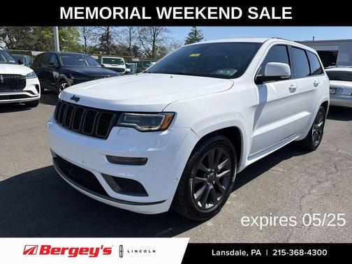 Bright White Clearcoat 2019 Jeep Grand Cherokee High Altitude