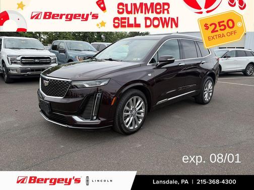 Garnet Metallic 2021 Cadillac XT6 Premium Luxury AWD