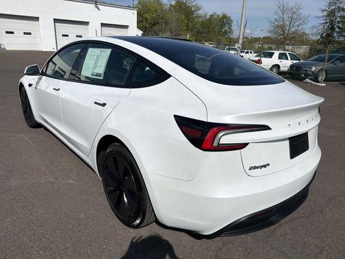 Pearl White Multi-Coat 2025 Tesla Model 3 Long Range