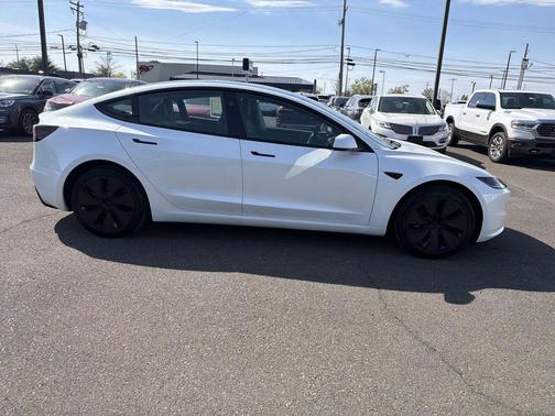 Pearl White Multi-Coat 2025 Tesla Model 3 Long Range