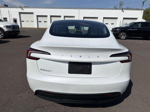 Pearl White Multi-Coat 2025 Tesla Model 3 Long Range
