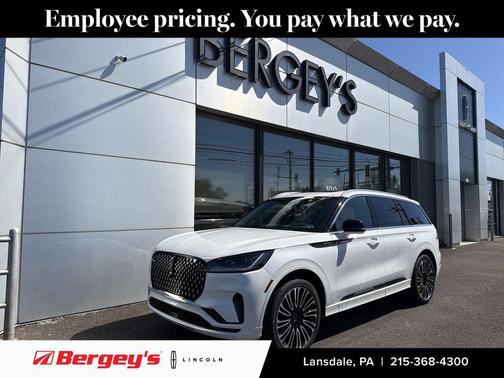 PRISTINE WHITE MET 3C 2026 Lincoln Aviator Black Label AWD