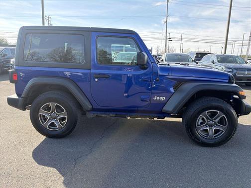 Ocean Blue Metallic Clearcoat 2018 Jeep Wrangler Sport S
