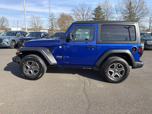 Ocean Blue Metallic Clearcoat 2018 Jeep Wrangler Sport S