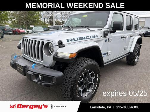 Silver Zynith Clearcoat 2023 Jeep Wrangler 4xe Rubicon
