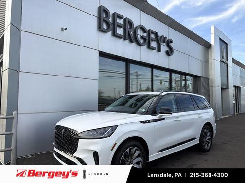 PRISTINE WHITE MET 3C 2026 Lincoln Aviator Premiere