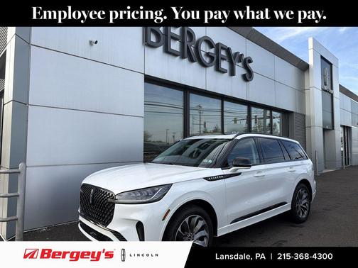 PRISTINE WHITE MET 3C 2026 Lincoln Aviator Premiere