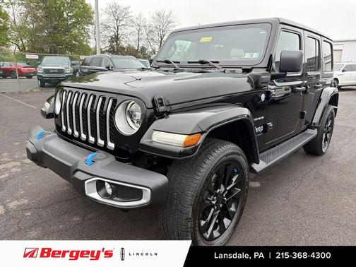 Black Clearcoat 2023 Jeep Wrangler 4xe Sahara