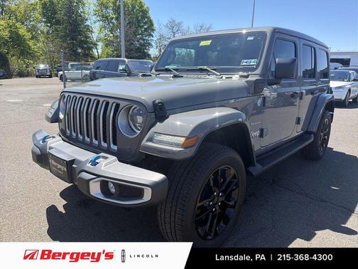 Sting-Gray Clearcoat 2023 Jeep Wrangler 4xe Sahara