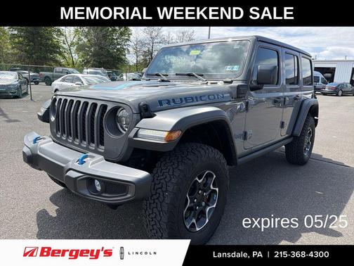 Sting-Gray Clearcoat 2023 Jeep Wrangler 4xe Rubicon