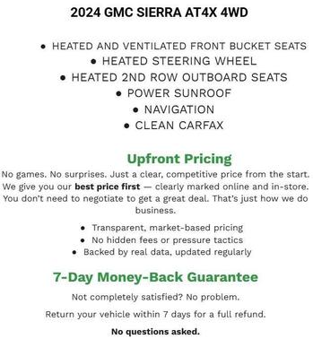 2024 GMC Sierra 1500 AT4X