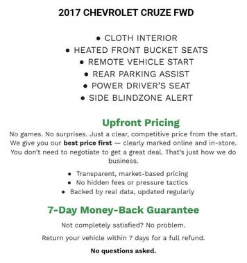 Pepperdust Metallic 2017 Chevrolet Cruze LT
