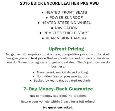 Graphite Gray Metallic 2016 Buick Encore Leather