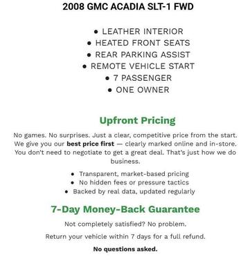 2008 GMC Acadia SLT-1