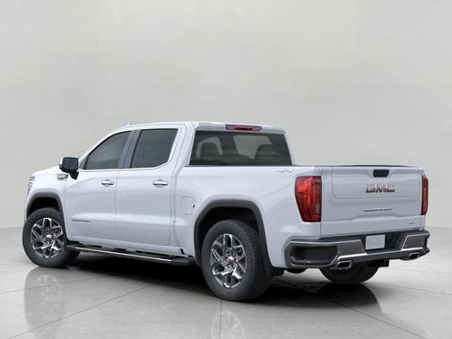 Glacier White Tricoat 2026 GMC Sierra 1500 SLT