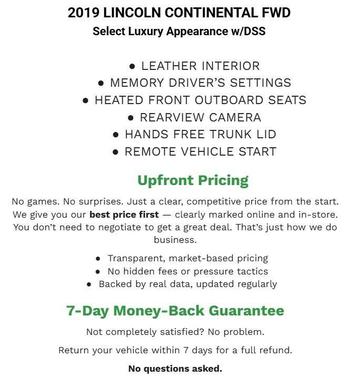 2019 Lincoln Continental Select
